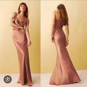 Reformation Ronda Dress in Praline